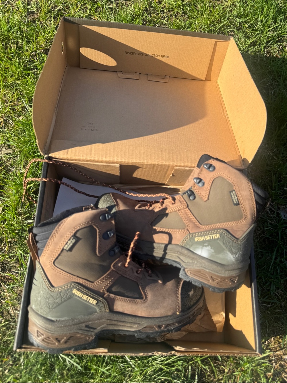 Irish Setter Brown Lace-Up women’s Hiking/Work Boots